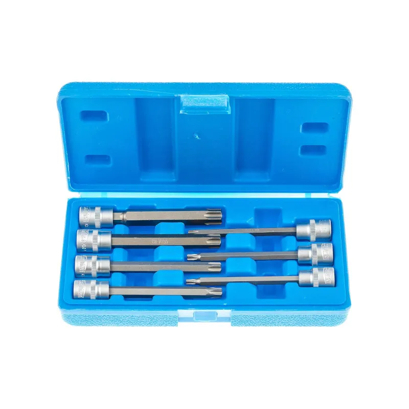 Torx hosszú bit dugókulcs készlet 3/8″ T25-T60 7 részes