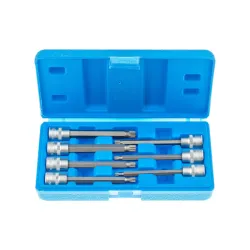 XZN hosszú bit dugókulcs készlet 3/8″ M4-M10 7 részes