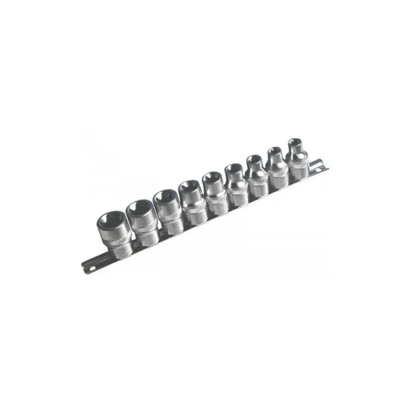 E-torx dugókulcs készlet 1/2″ E10-E24 9 részes