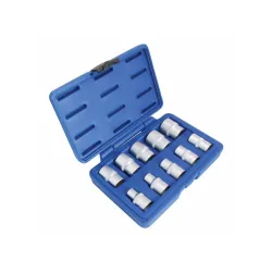 Dugókulcs készlet colos méret 1/2″ 10 részes