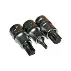 Torx bit dugókulcs készlet T20-T60 1/2″ 9 részes