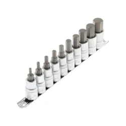 Imbusz bit dugókulcs készlet 4-19mm 1/2″ 10 részes