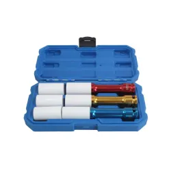 Gépi hosszú dugókulcs készlet alufelnihez 150mm 17, 19, 21mm 3 részes