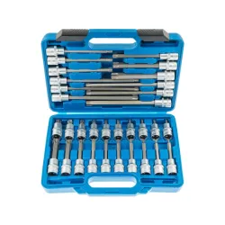 Torx bit dugókulcs készlet 1/2″ T20-T70 32 részes