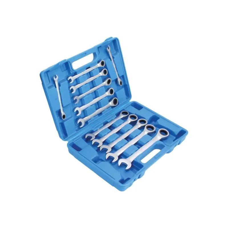 Racsnis csillag villáskulcs készlet 8-19mm 12 részes