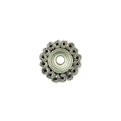 Fazékkefe sodrott acél 65mm M14