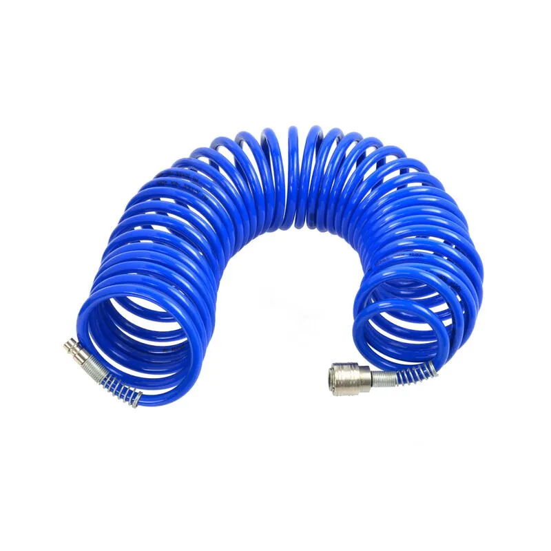 Spiráltömlő csatlakozókkal PU 6,5x10mm 5m