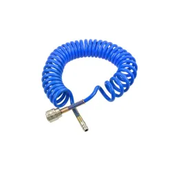 Spiráltömlő csatlakozókkal PU 5x8mm 5m