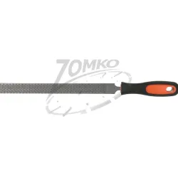 Lapos tompavégű faráspoly nyelezve 250mm/2