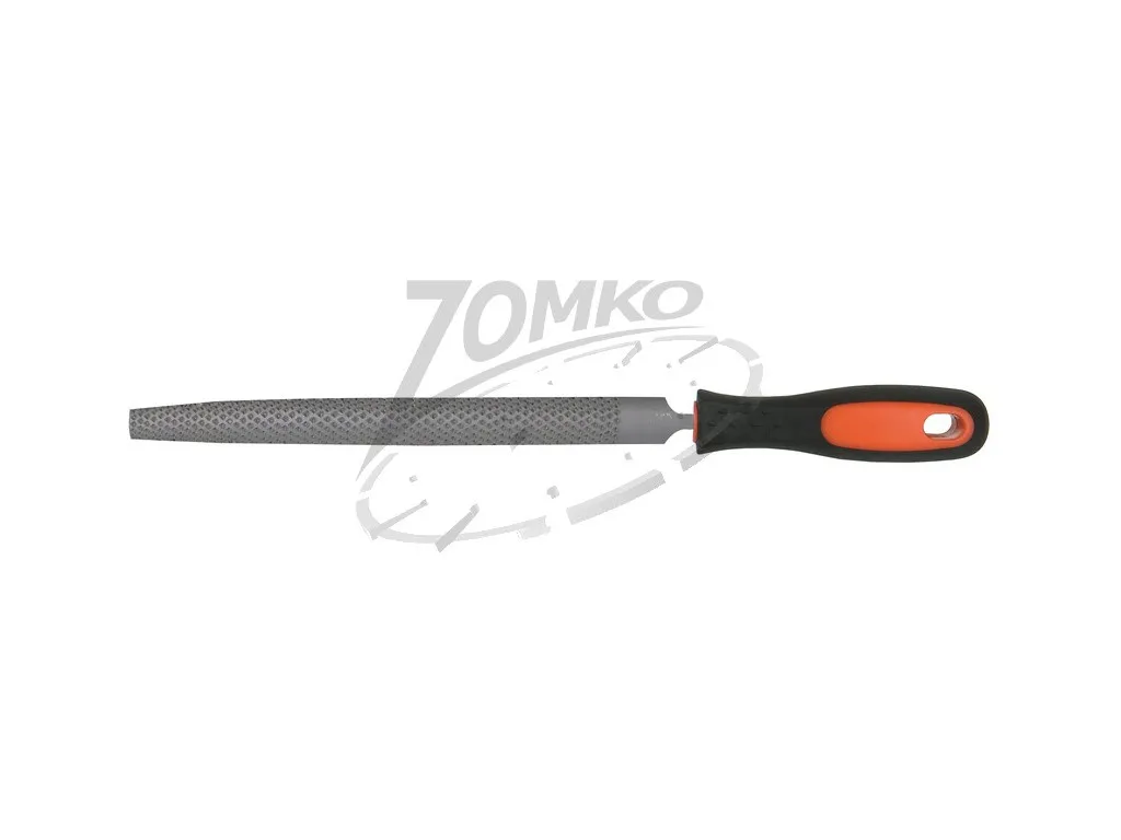 Félkerek faráspoly nyelezve 250mm/2