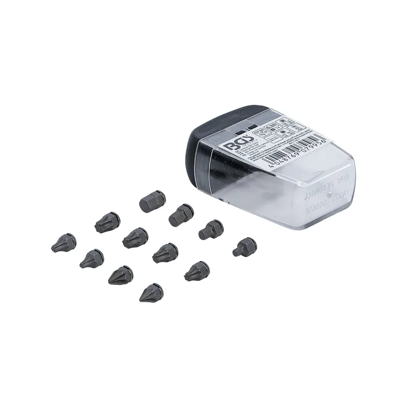 Bit készlet ultra vékony racsnihoz 1/4″ 12 részes (BGS-115)