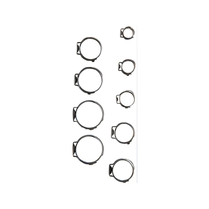 Tömlőbilincs készlet rozsdamentes Ø5,8-21mm 170 részes
