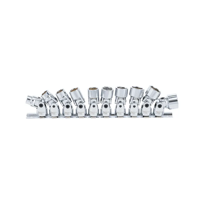 Csuklós dugókulcs készlet 10-19mm 3/8″ 10 részes