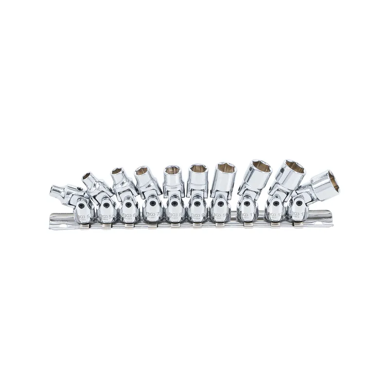 Csuklós dugókulcs készlet 1/4″ 10 részes