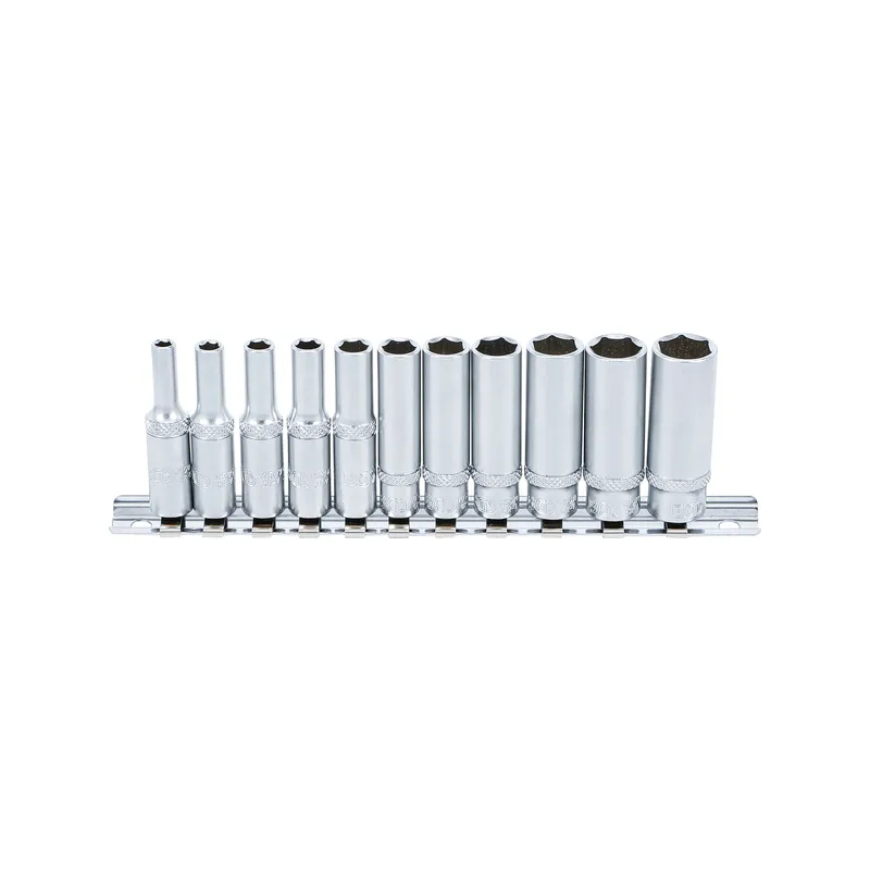 Hosszú dugókulcs készlet 1/4″ 4-13mm 11 részes