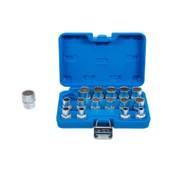 Dugókulcs készlet 12 szögű 1/2″ 8-24mm 16 részes