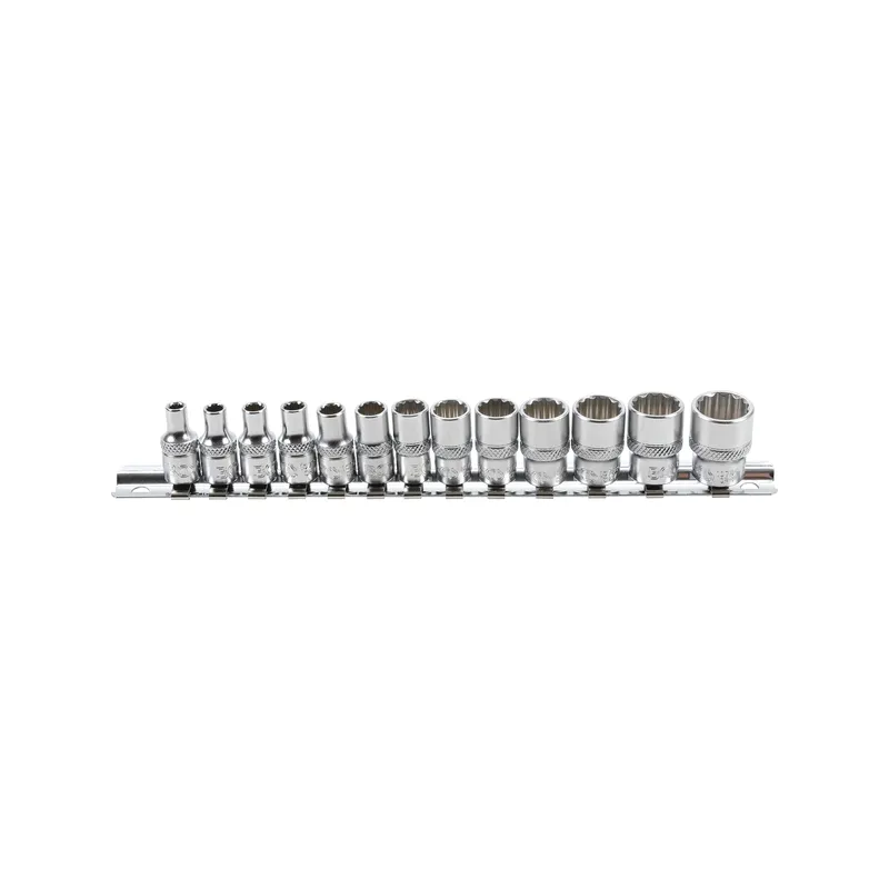 Dugókulcs készlet 12 szögű 1/4″ 4-14mm 13 részes