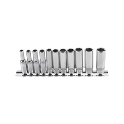 Hosszú dugókulcs készlet colos méret 1/4″ 11 részes