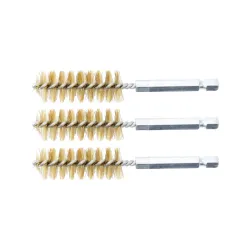 Sárgaréz kefe készlet 17mm 1/4″ 3 részes