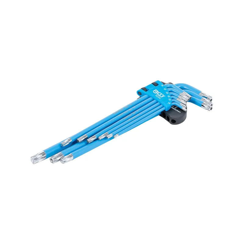 Furatos torx kulcs készlet extra hosszú T10-T50 9 részes