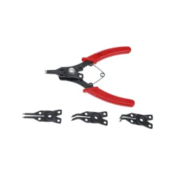Seeger fogó cserélhető fejjel 160mm 5 részes