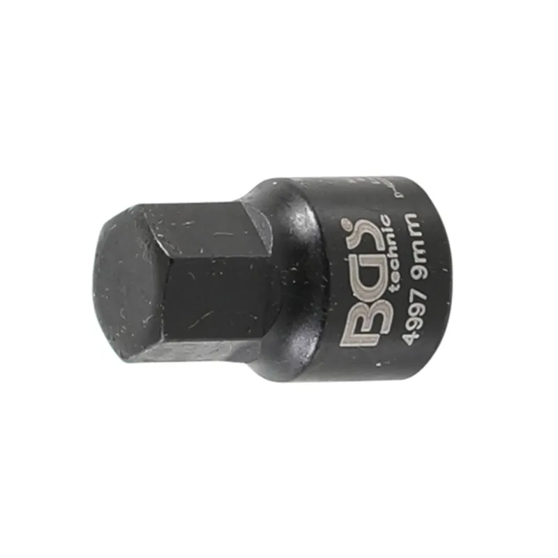 Féknyereg kulcs extra rövid BMW, Mercedes 1/4″ 9mm