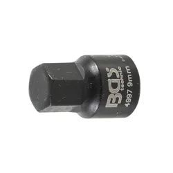 Féknyereg kulcs extra rövid BMW, Mercedes 1/4″ 9mm