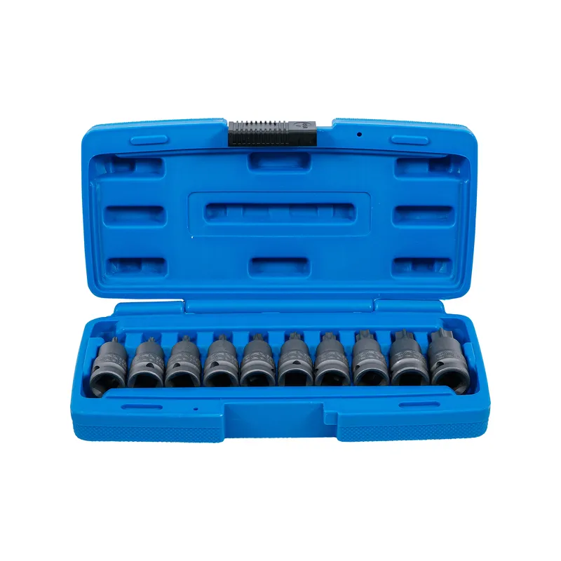 Gépi torx bit dugókulcs készlet T20-T70 1/2″ 10 részes