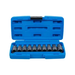 Gépi torx bit dugókulcs készlet T20-T70 1/2″ 10 részes