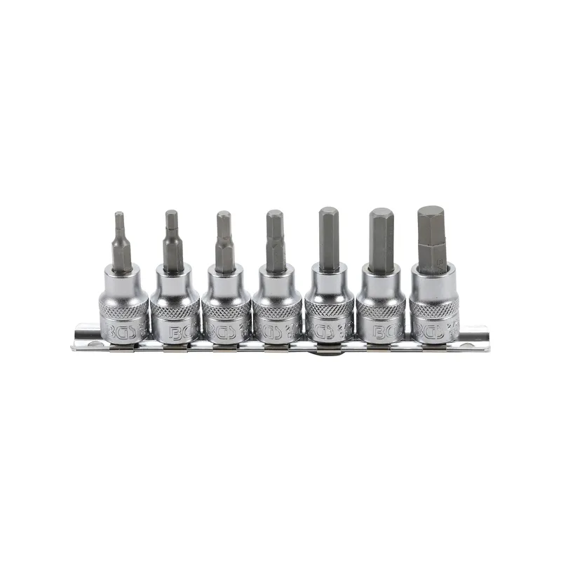Imbusz bit dugókulcs készlet colos 1/8″-3/8″ 3/8″ 7 részes