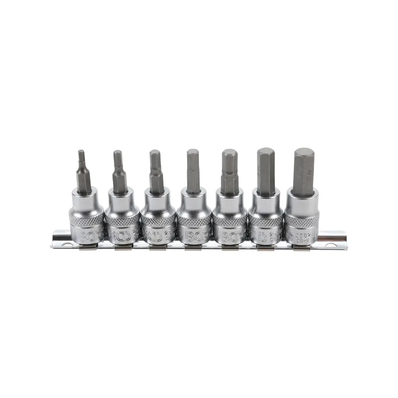 Bit dugókulcs készlet imbusz 3-10mm 3/8″ 7 részes