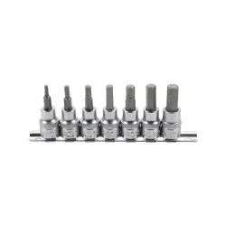 Bit dugókulcs készlet imbusz 3-10mm 3/8″ 7 részes