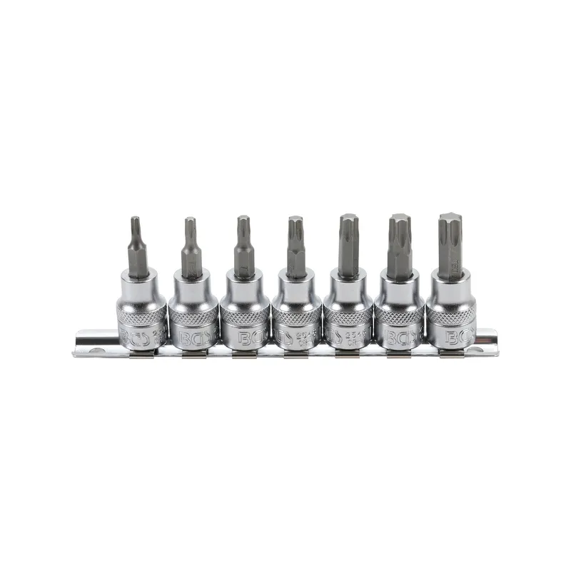 Bit dugókulcs készlet torx T15-T50 3/8″ 7 részes