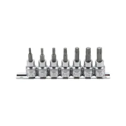 Bit dugókulcs készlet torx T15-T50 3/8″ 7 részes