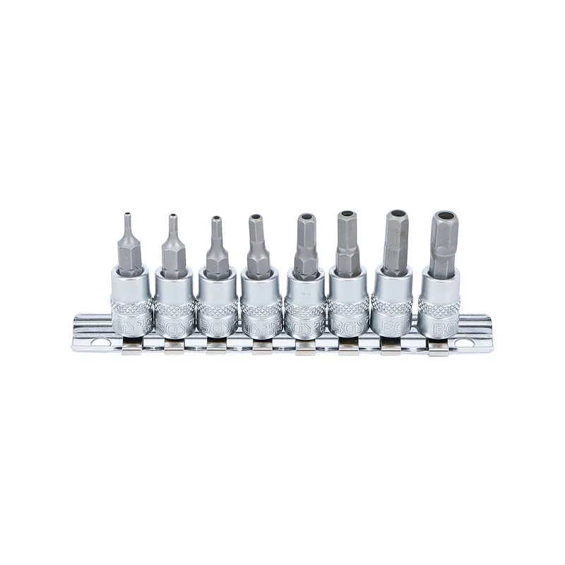 Furatos imbusz bit dugókulcs készlet 2-7mm 1/4″ 8 részes