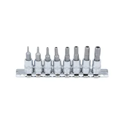 Furatos imbusz bit dugókulcs készlet 2-7mm 1/4″ 8 részes