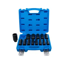 Gépi hosszú dugókulcs készlet 10-32mm 1/2″ 14 részes