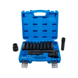 Gépi bit készlet teherautókhoz 3/4″, 1″ 16 részes