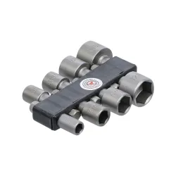 Dugókulcs készlet fúrógéphez 6 lapú 1/4″ 5-13mm 8 részes