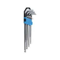 Gömbvégű imbuszkulcs készlet colos 1/16″-3/8″ 9 részes
