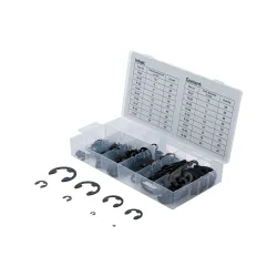 E-biztosító gyűrű készlet Ø1,5-22mm 300 részes