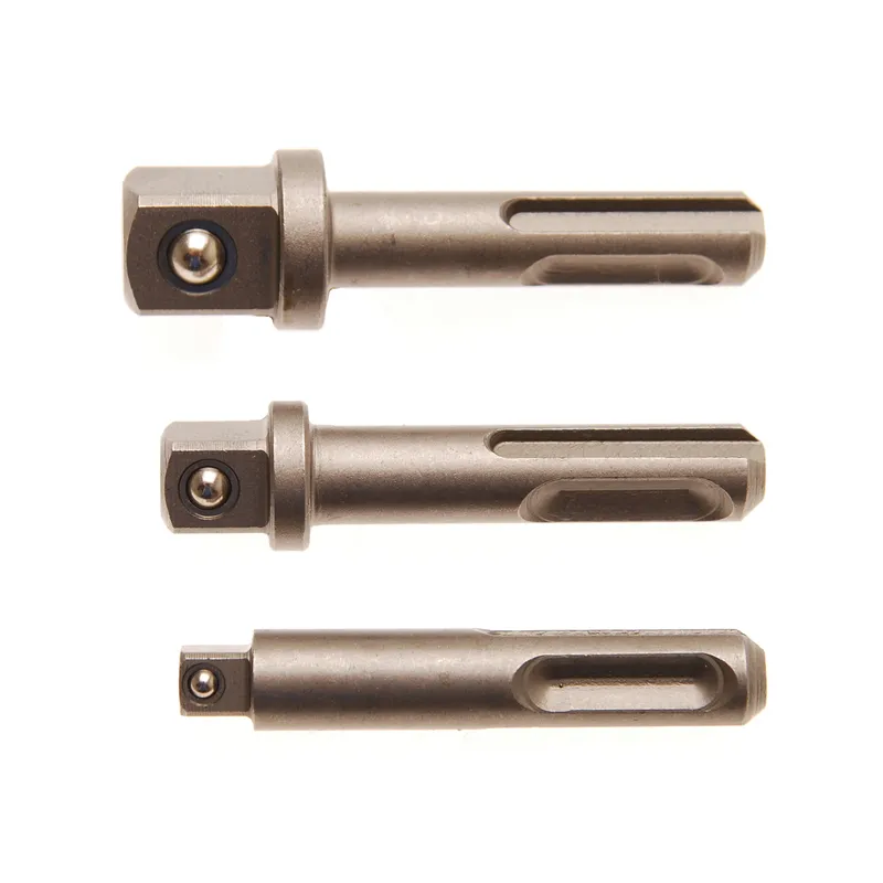 Dugókulcs adapter készlet SDS fúrógéphez 1/4″, 3/8″, 1/2″ 3 részes