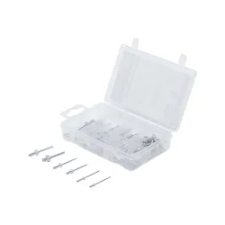 Popszegecs készlet Ø2,4-4,8mm 70 részes