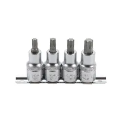 Torx bit dugókulcs készlet T40-T55 1/2″ 4 részes