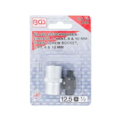Olajleeresztő négyszögű dugókulcs 8mm, 10mm