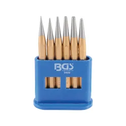 Kiütő és pontozó készlet 120mm 1-5mm 6 részes