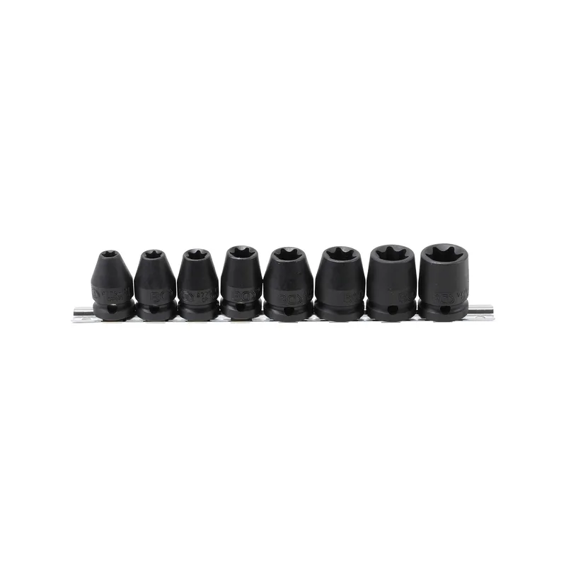 Gépi E-torx dugókulcs készlet 1/2″ E10-E24 8 részes
