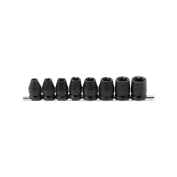 Gépi E-torx dugókulcs készlet 1/2″ E10-E24 8 részes