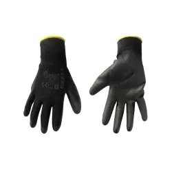 Szerelőkesztyű fekete 8-as