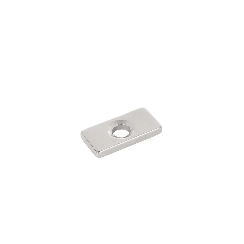 Neodímium mágnes furattal 20x10x3mm
